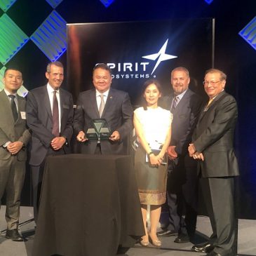 Awarded by Spirit AeroSystems for the 2018 Performance Partner